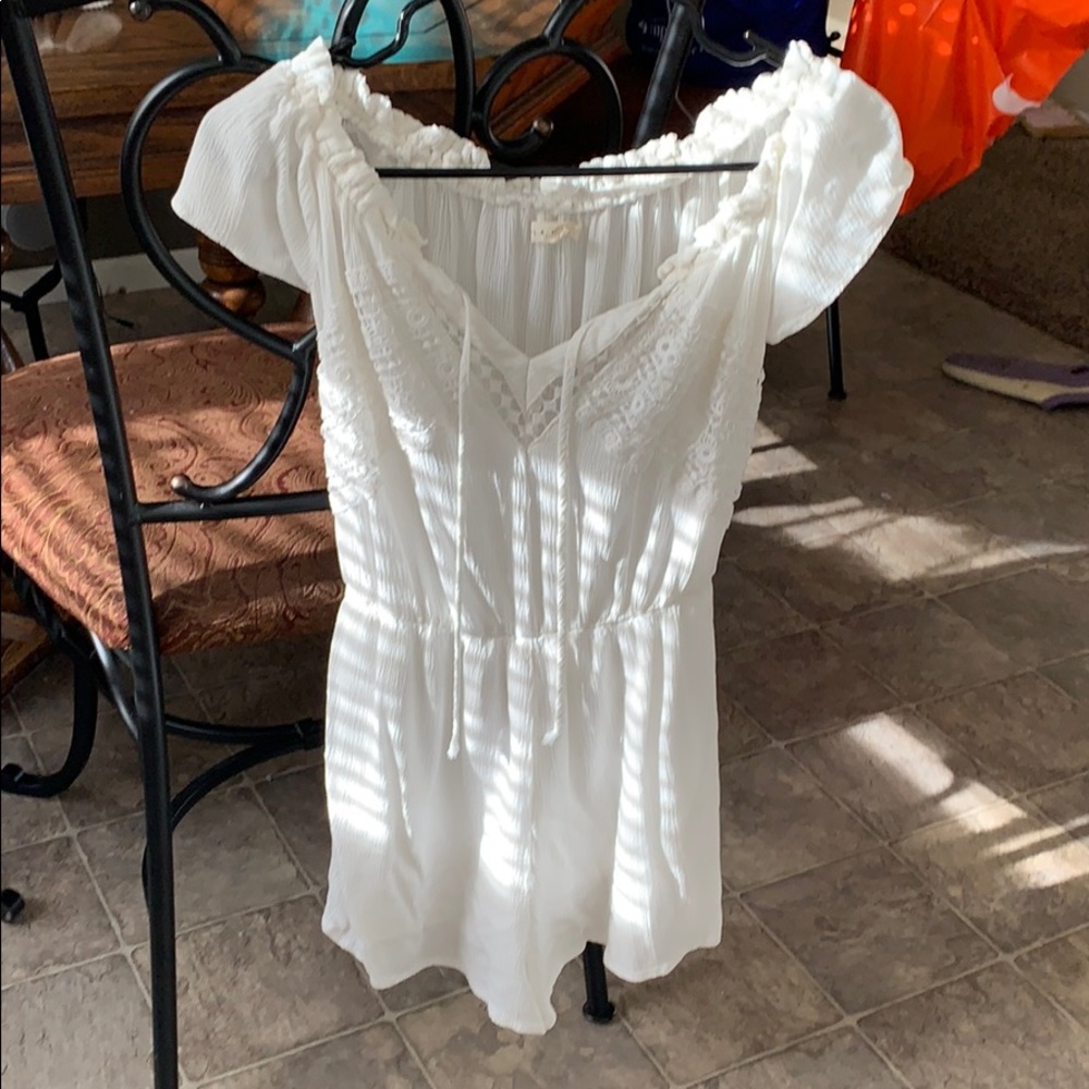 White romper pac sun